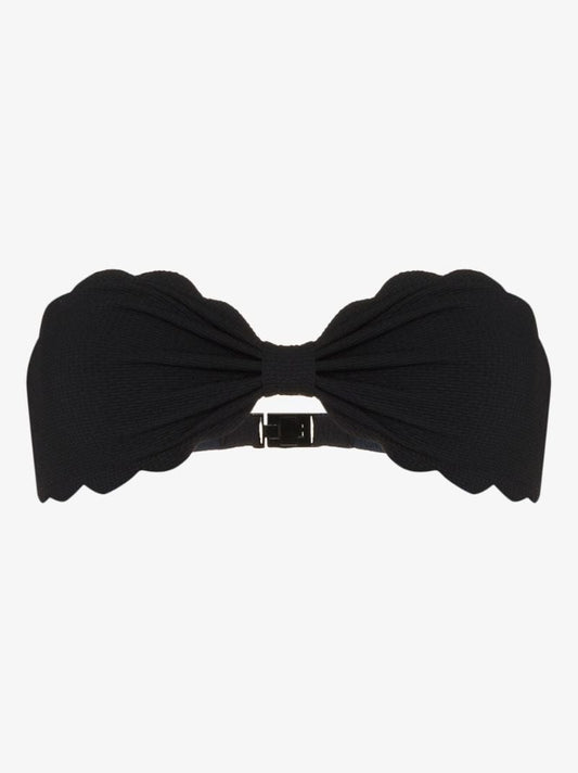 Antibes Scalloped Bandeau Bikini Top
