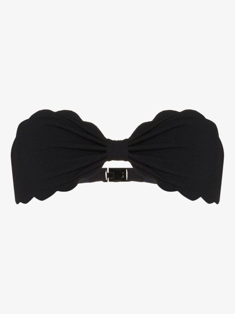 Antibes Scalloped Bandeau Bikini Top
