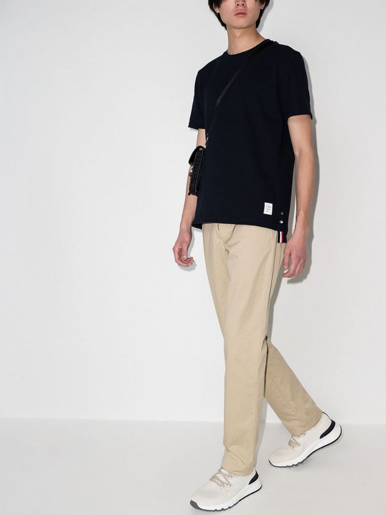 Rear Stripe Cotton T-shirt