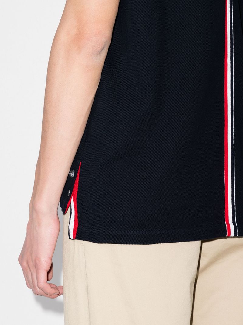 Rear Stripe Cotton T-shirt