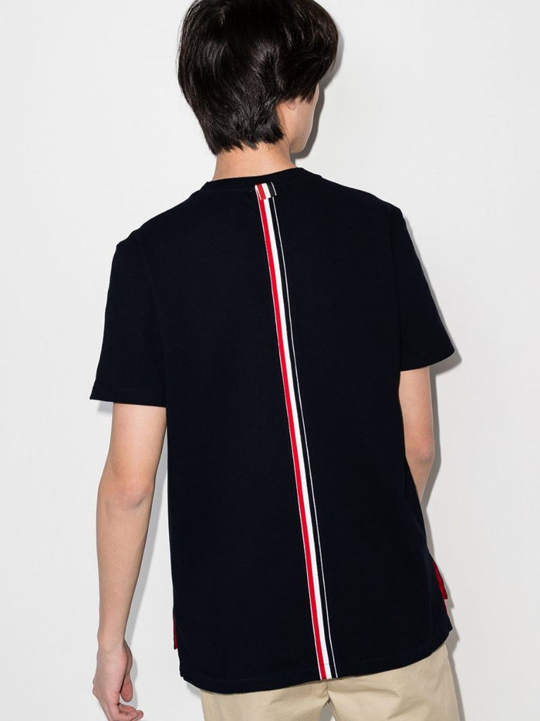 Rear Stripe Cotton T-shirt