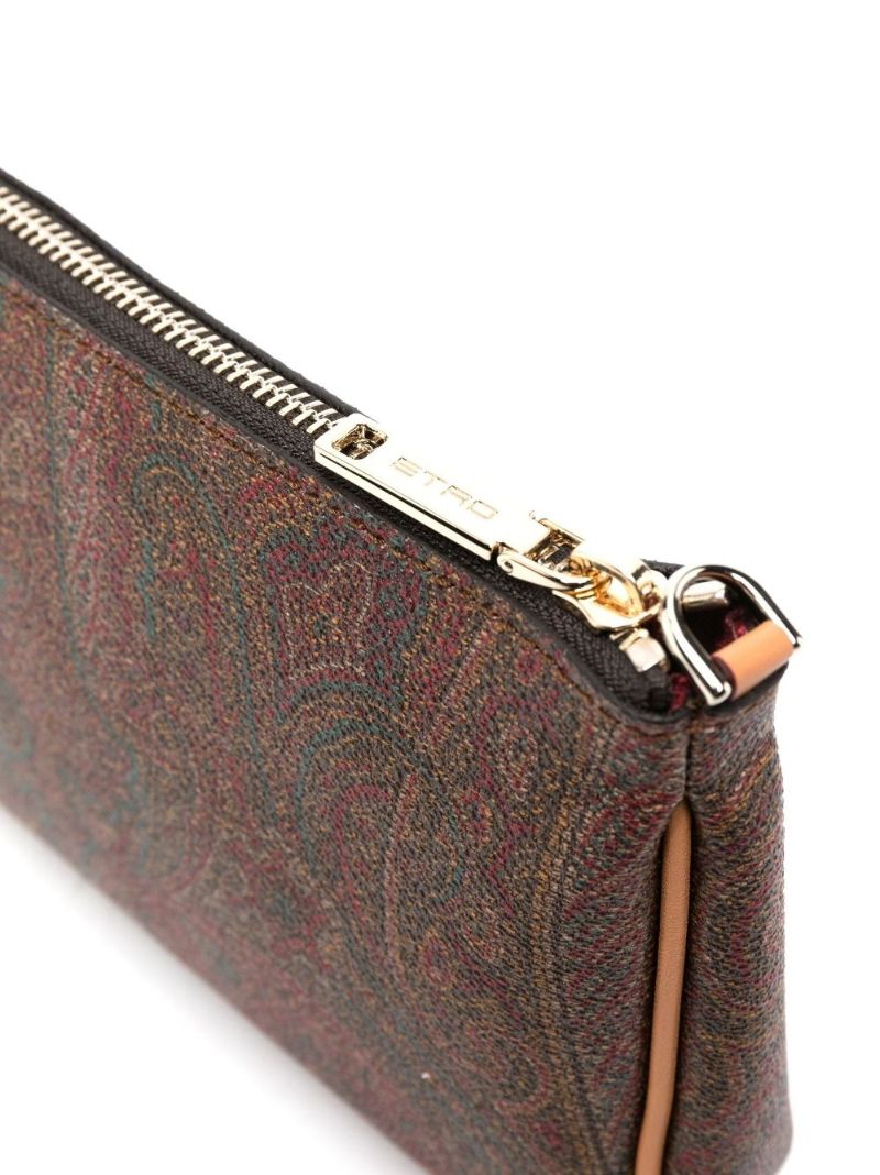 Brown Mini Paisley Shoulder Bag