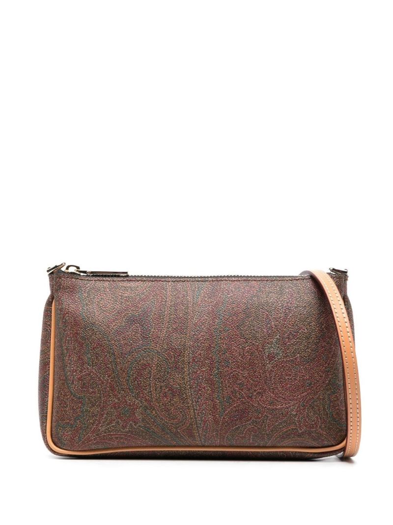 Brown Mini Paisley Shoulder Bag