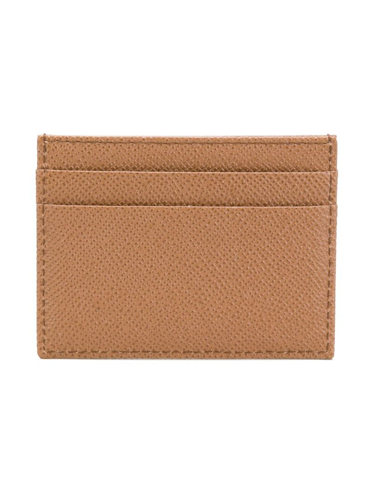 Brown Logo-plaque Leather Cardholder