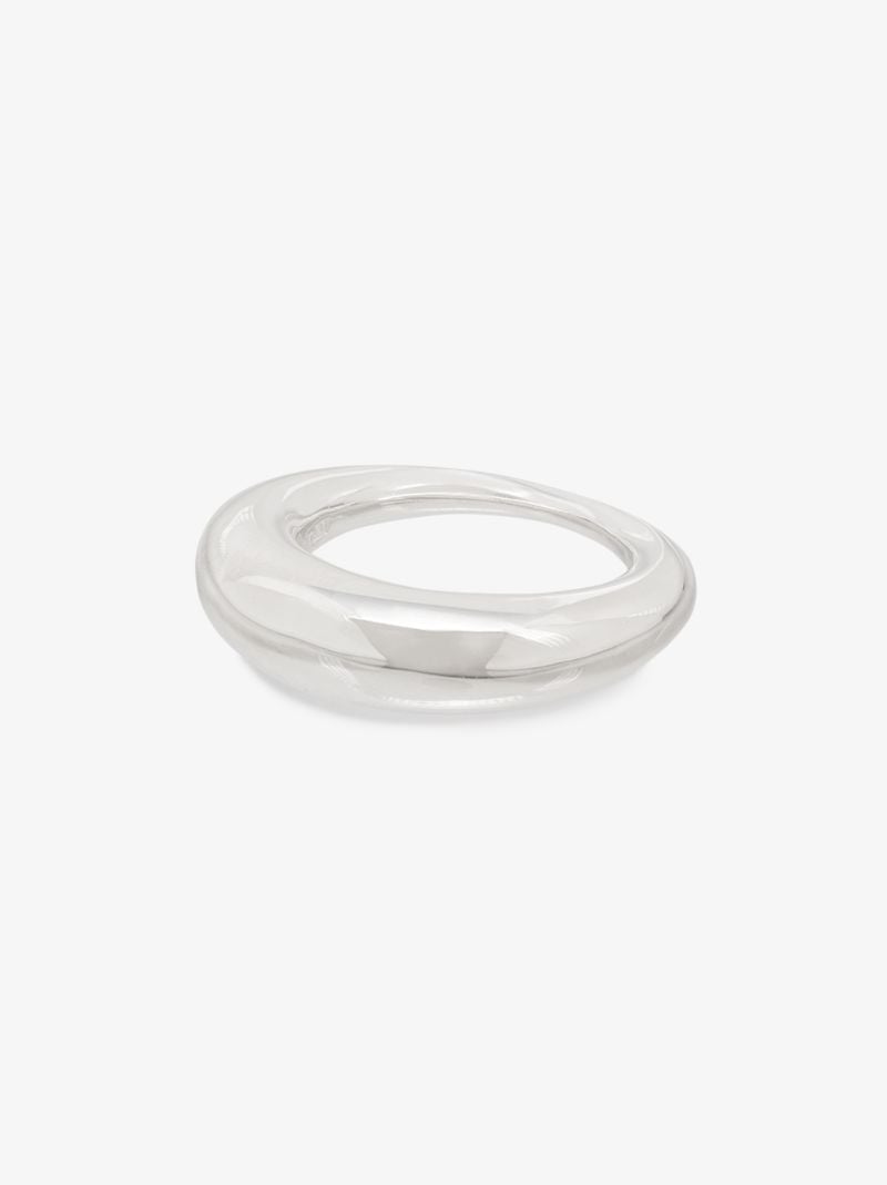 Sterling Silver Polished Fat Snake Ring