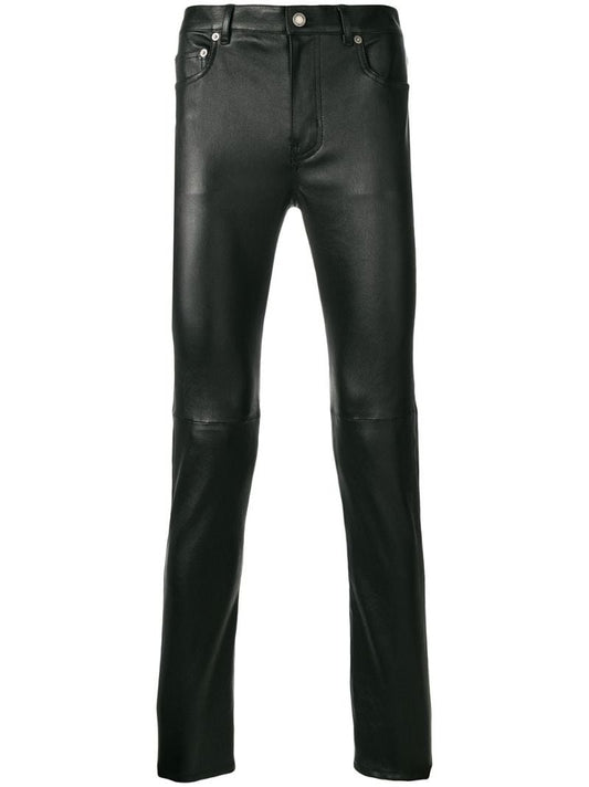 Black Skinny Leather Trousers