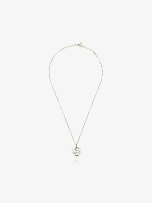 Sterling Silver Blind for Love Heart Necklace