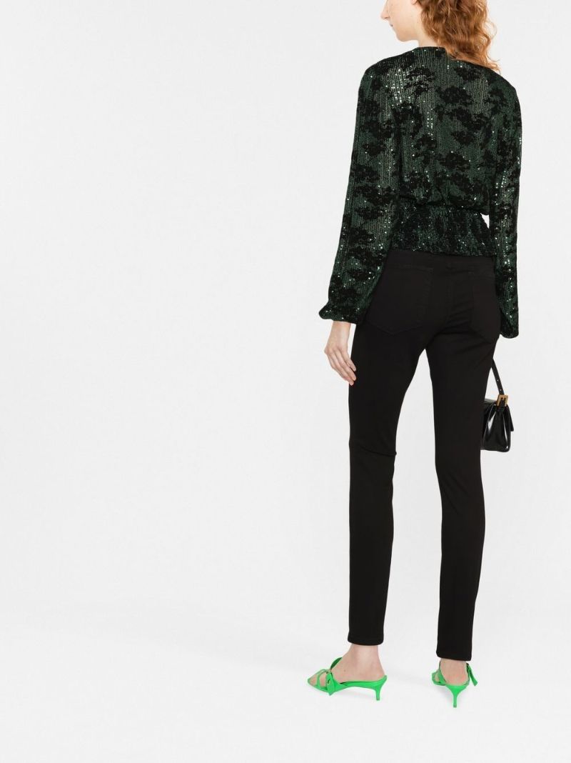 Black Le High Skinny Jeans