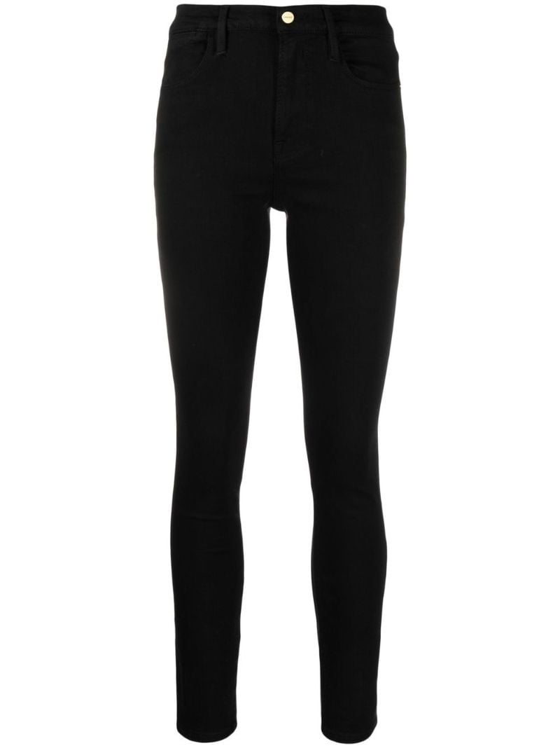 Black Le High Skinny Jeans
