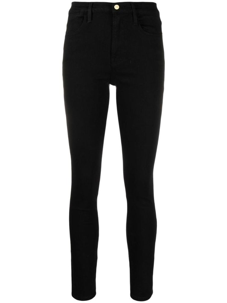 Black Le High Skinny Jeans