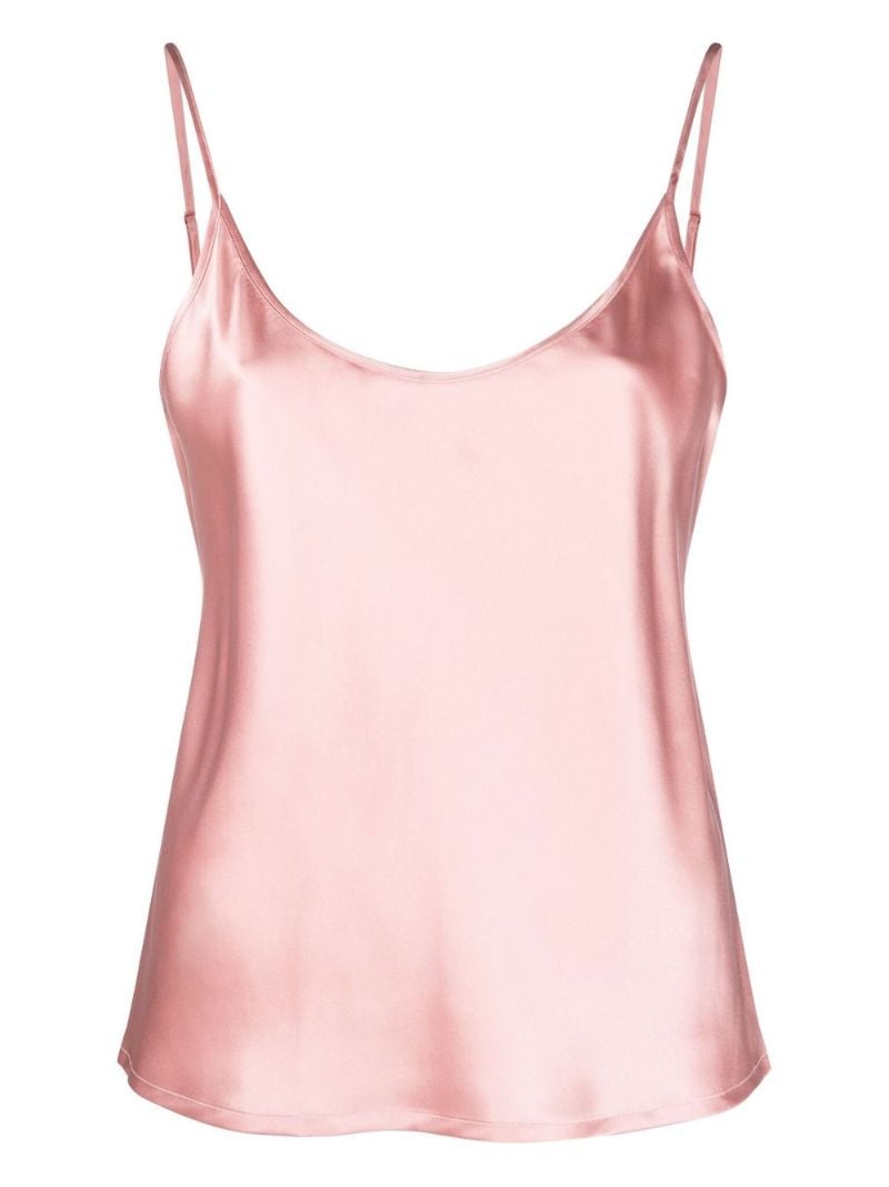Pink Silk Camisole