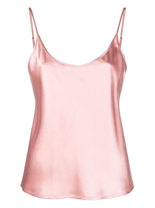 Pink Silk Camisole