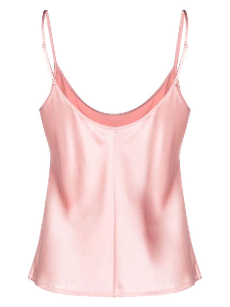 Pink Silk Camisole