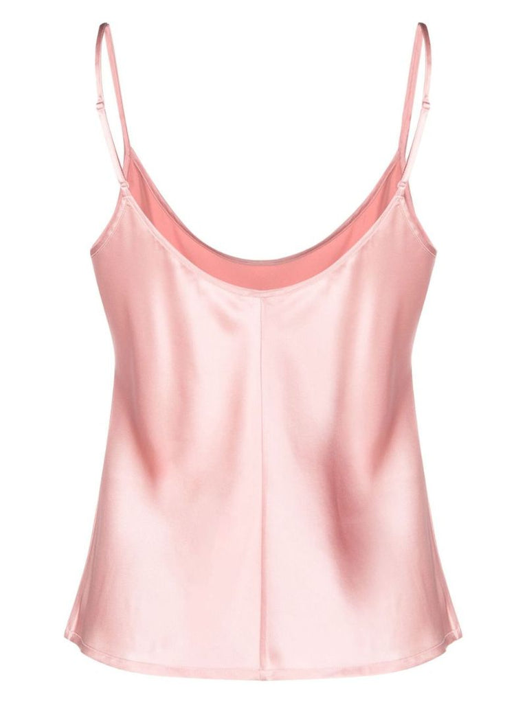 Pink Silk Camisole