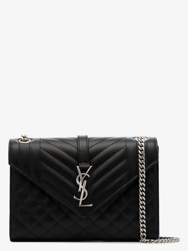 Black Envelope Small Leather Shoulder Bag