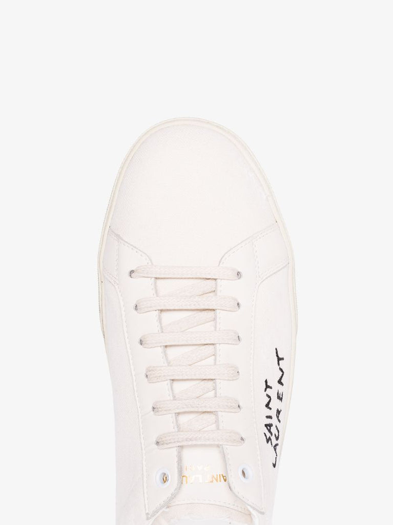 White Classic Sl/06 Embroidered Sneakers