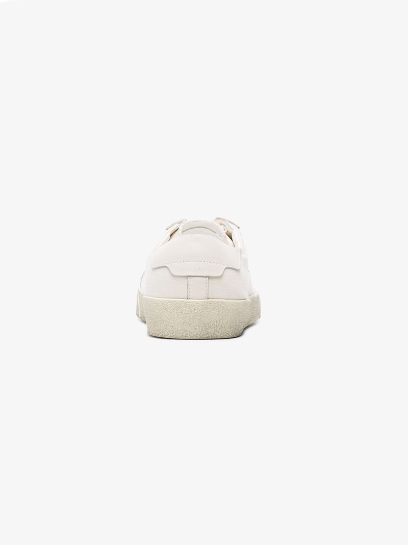 White Classic Sl/06 Embroidered Sneakers