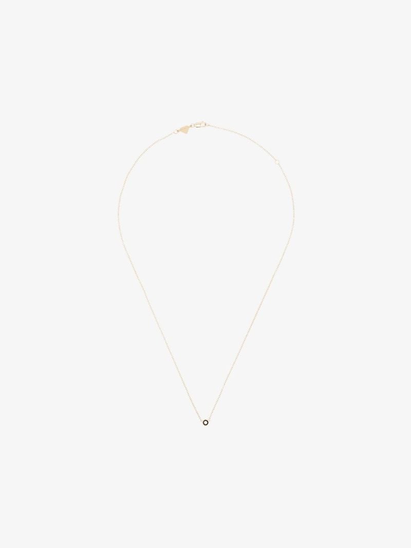 14k Yellow Gold Diamond Necklace