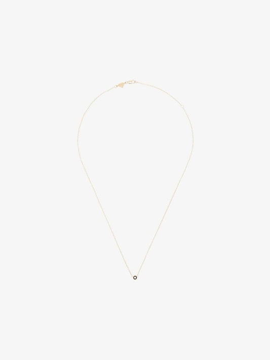 14k Yellow Gold Diamond Necklace