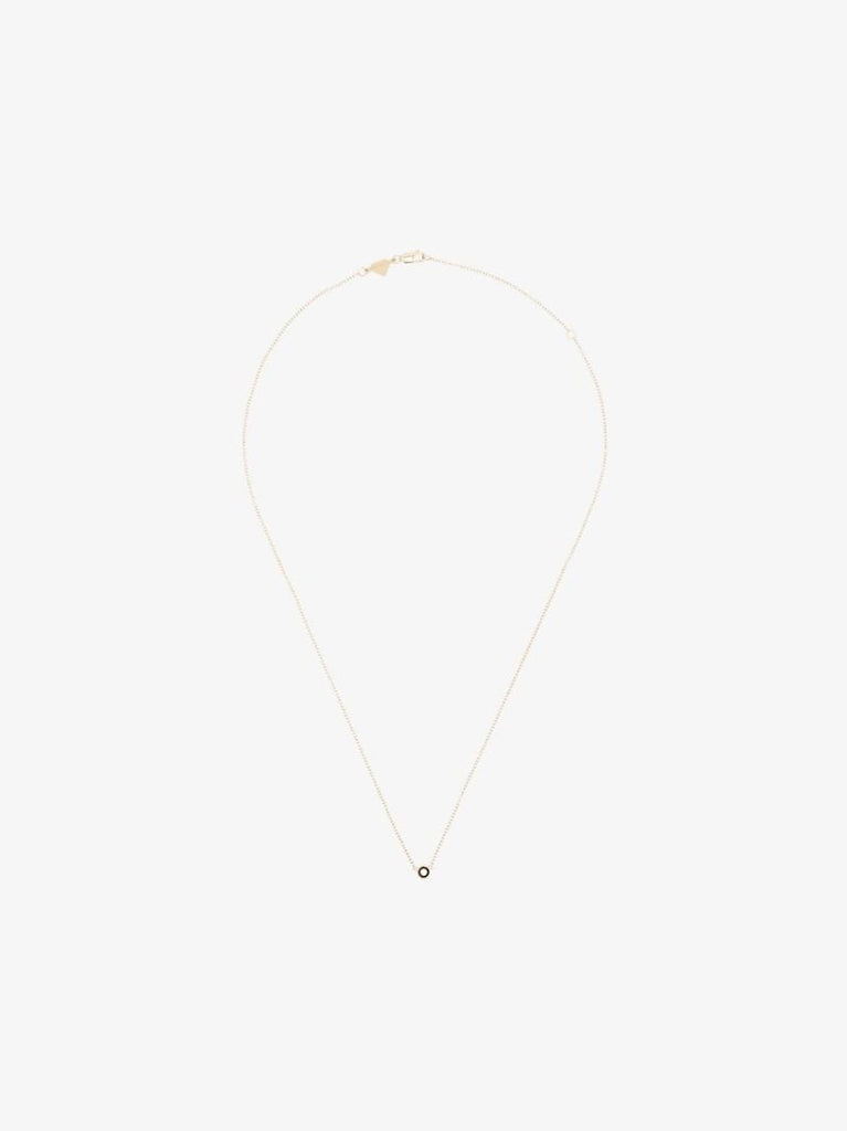 14k Yellow Gold Diamond Necklace