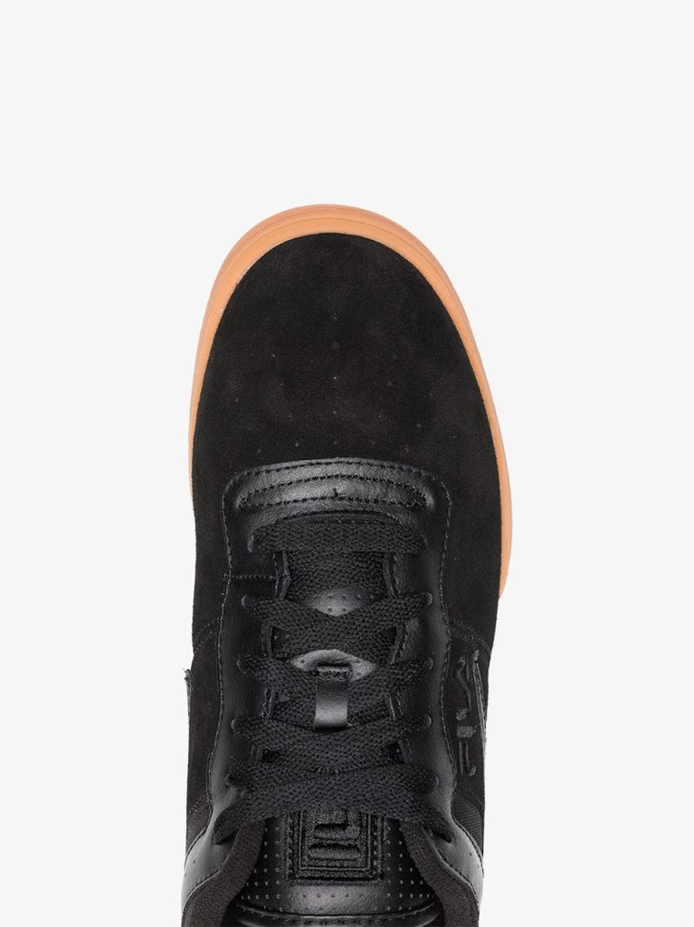 X Fila Black and Brown Original Fitness Suede Sneakers