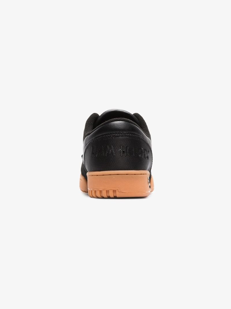 X Fila Black and Brown Original Fitness Suede Sneakers