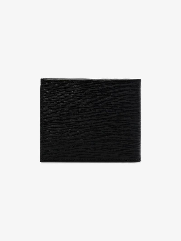 Black Gancini Leather Wallet
