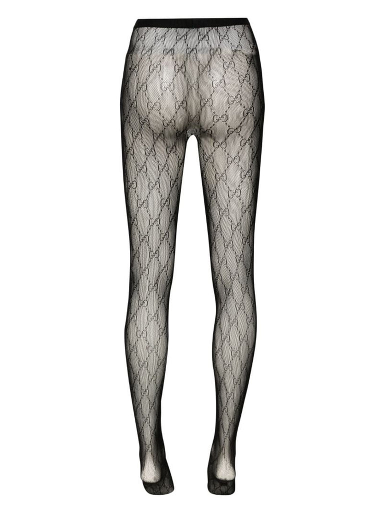 Black Interlocking G Tights