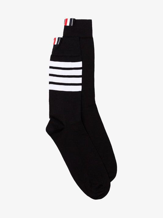 4-bar Mid-calf Socks