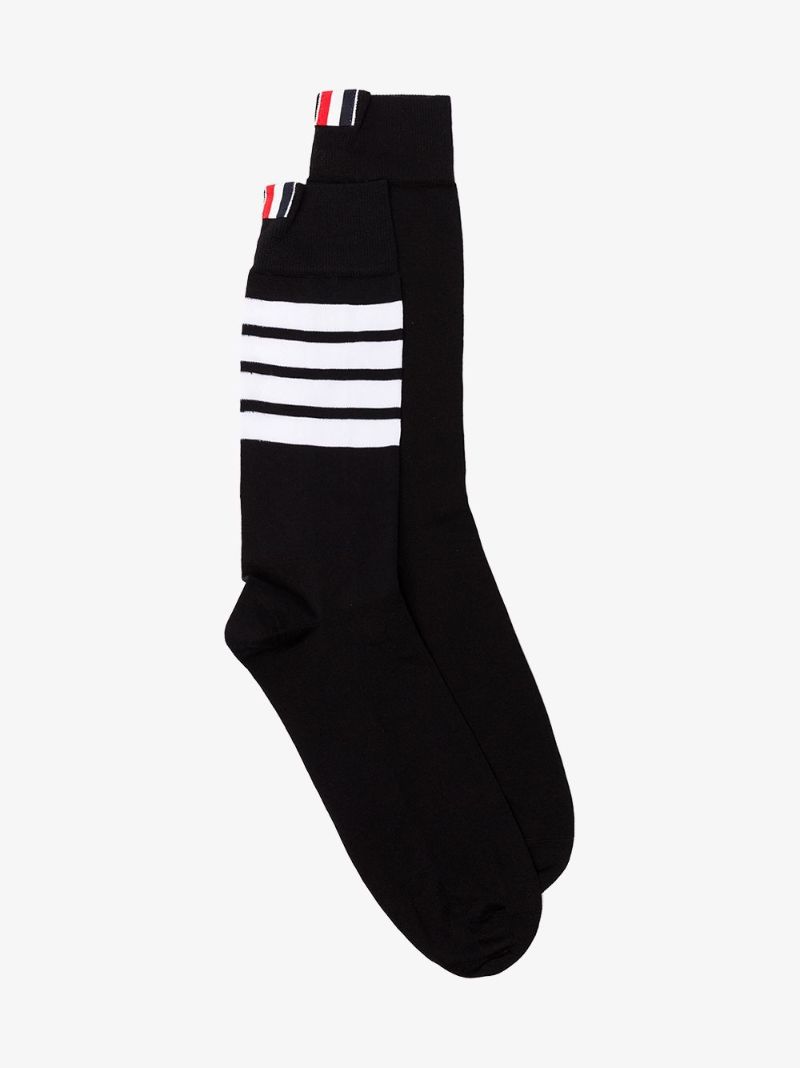4-bar Mid-calf Socks