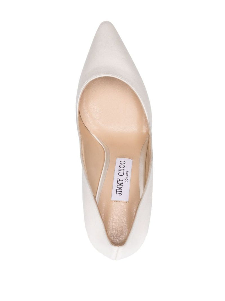 Neutral Romy 100 Satin Pumps