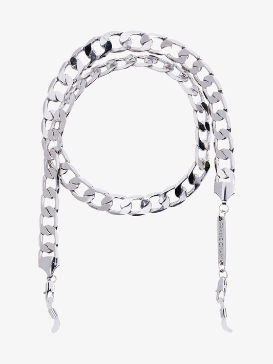 White Gold-plated Eyefash Chain