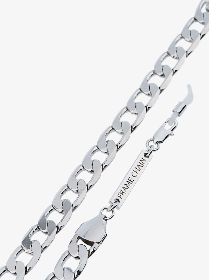 White Gold-plated Eyefash Chain