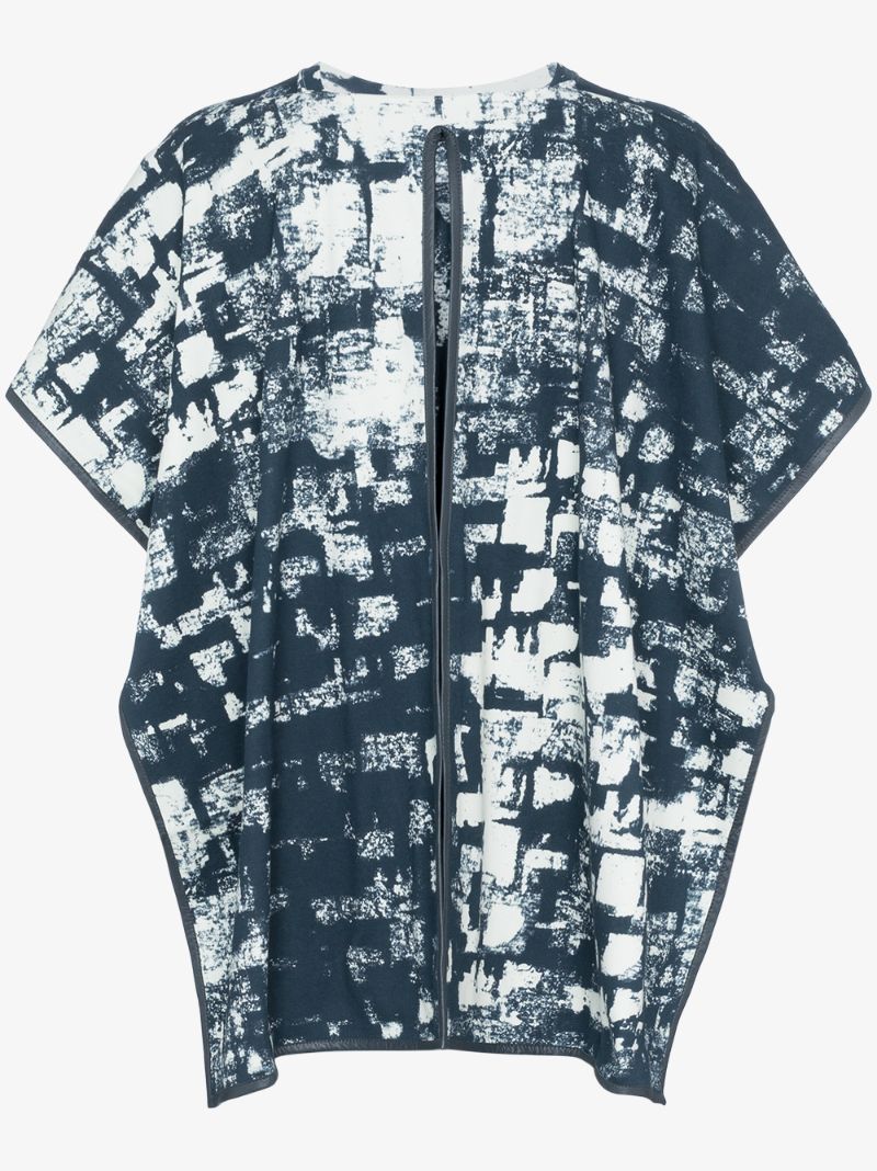 Printed Batwing Cape T-shirt