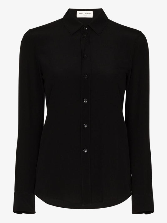 Button-up Silk Shirt