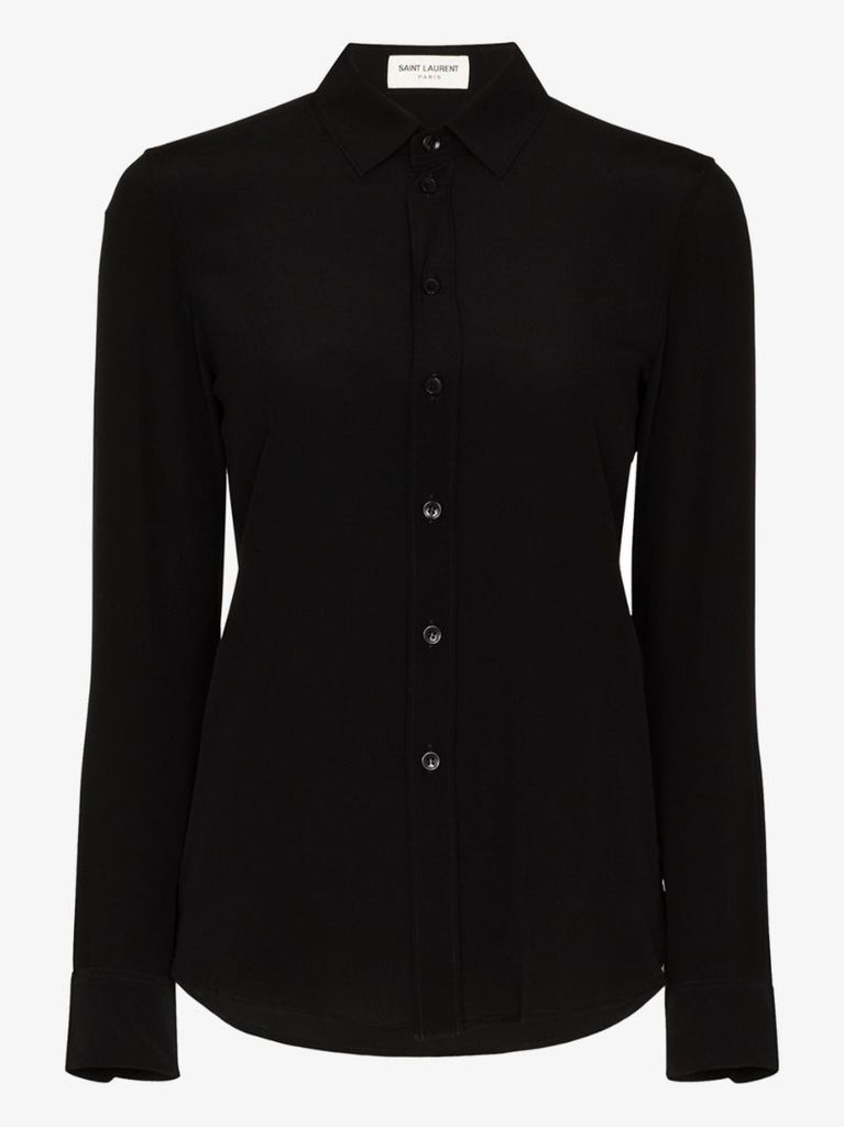 Button-up Silk Shirt