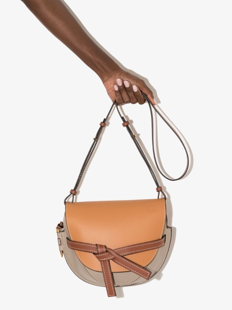 Neutral Gate Small Leather Shoulder Bag