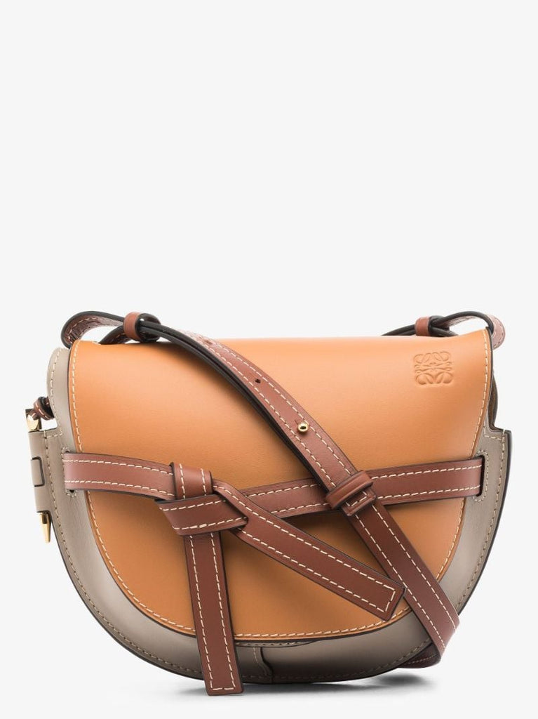 Neutral Gate Small Leather Shoulder Bag