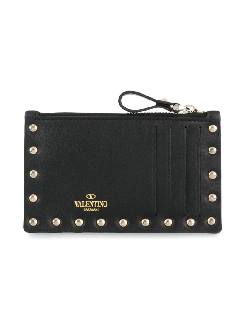 Black Valentino Garavani Rockstud Coin Purse