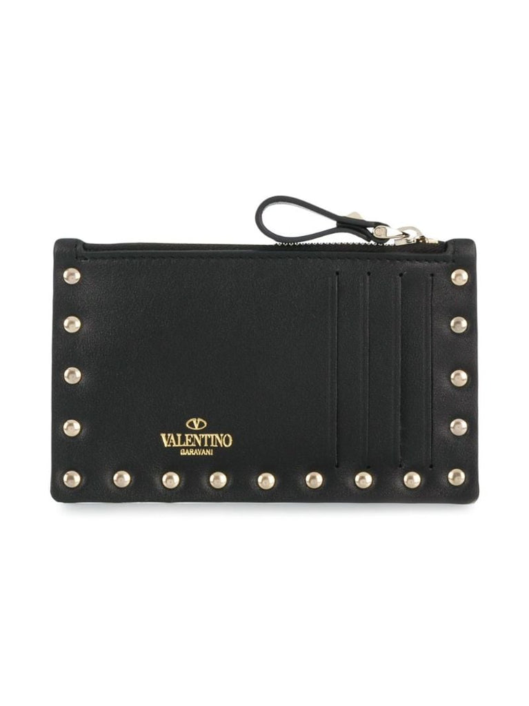 Black Valentino Garavani Rockstud Coin Purse