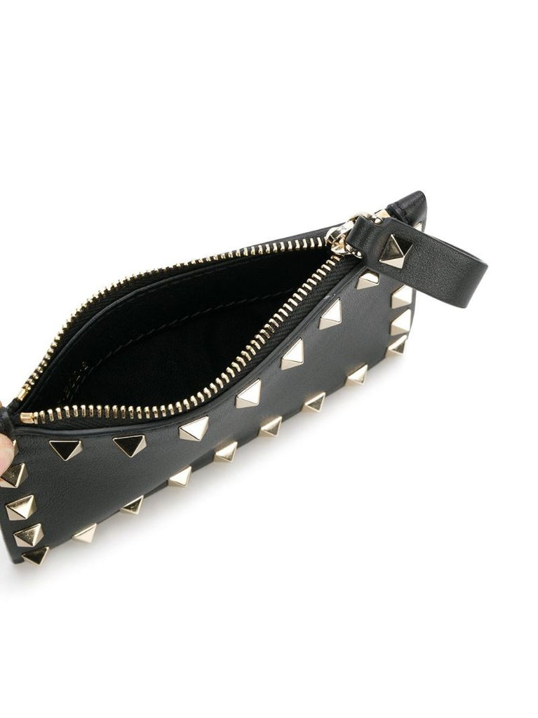 Black Valentino Garavani Rockstud Coin Purse