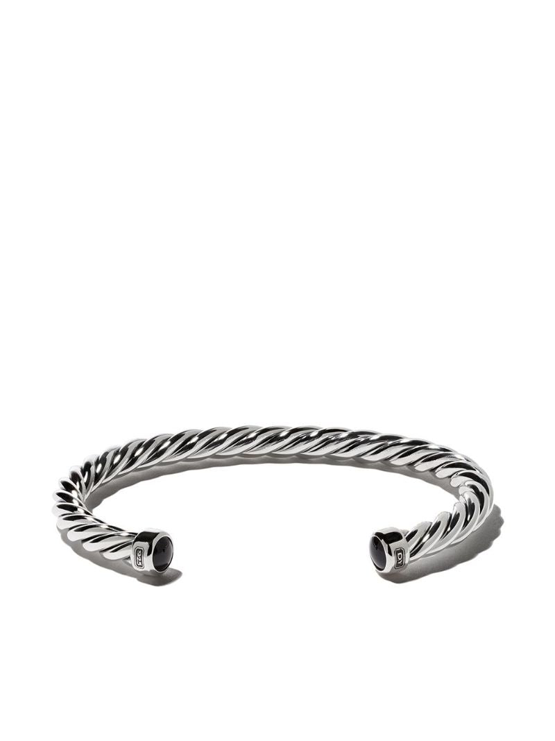 Sterling Silver Cable Cuff Bracelet