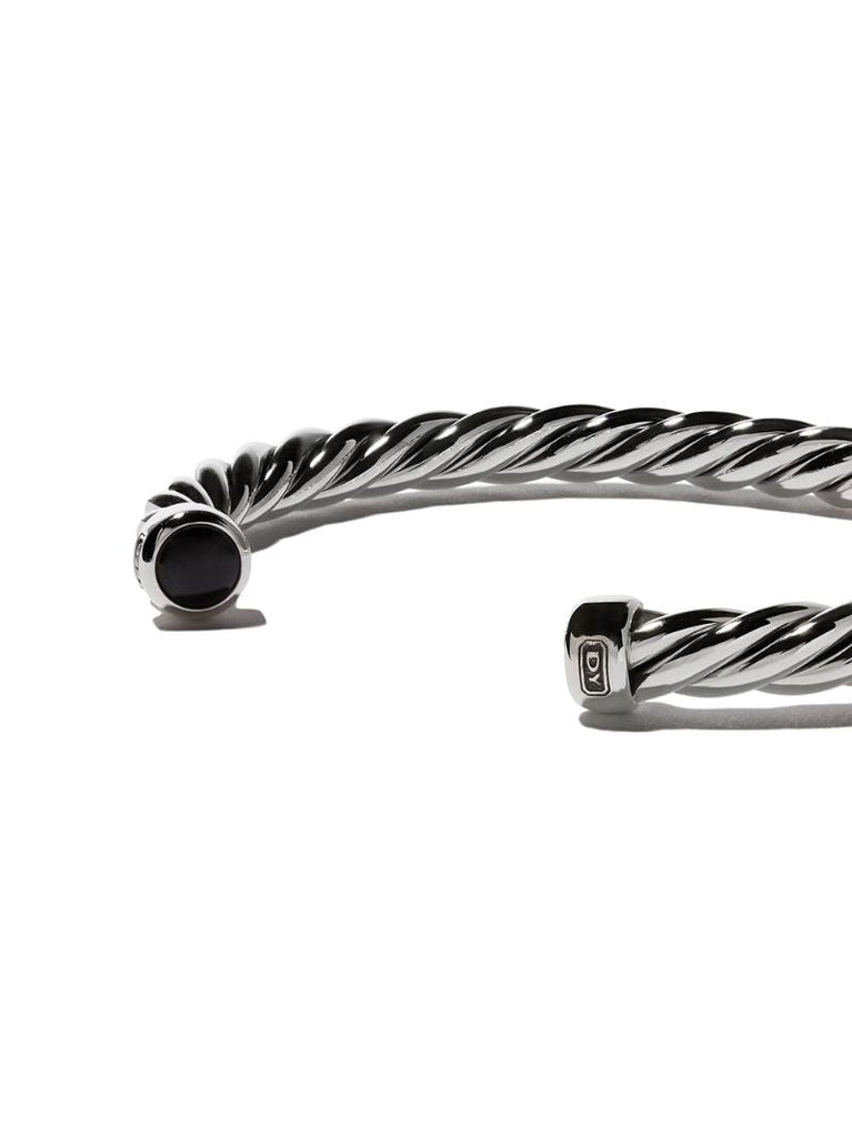 Sterling Silver Cable Cuff Bracelet