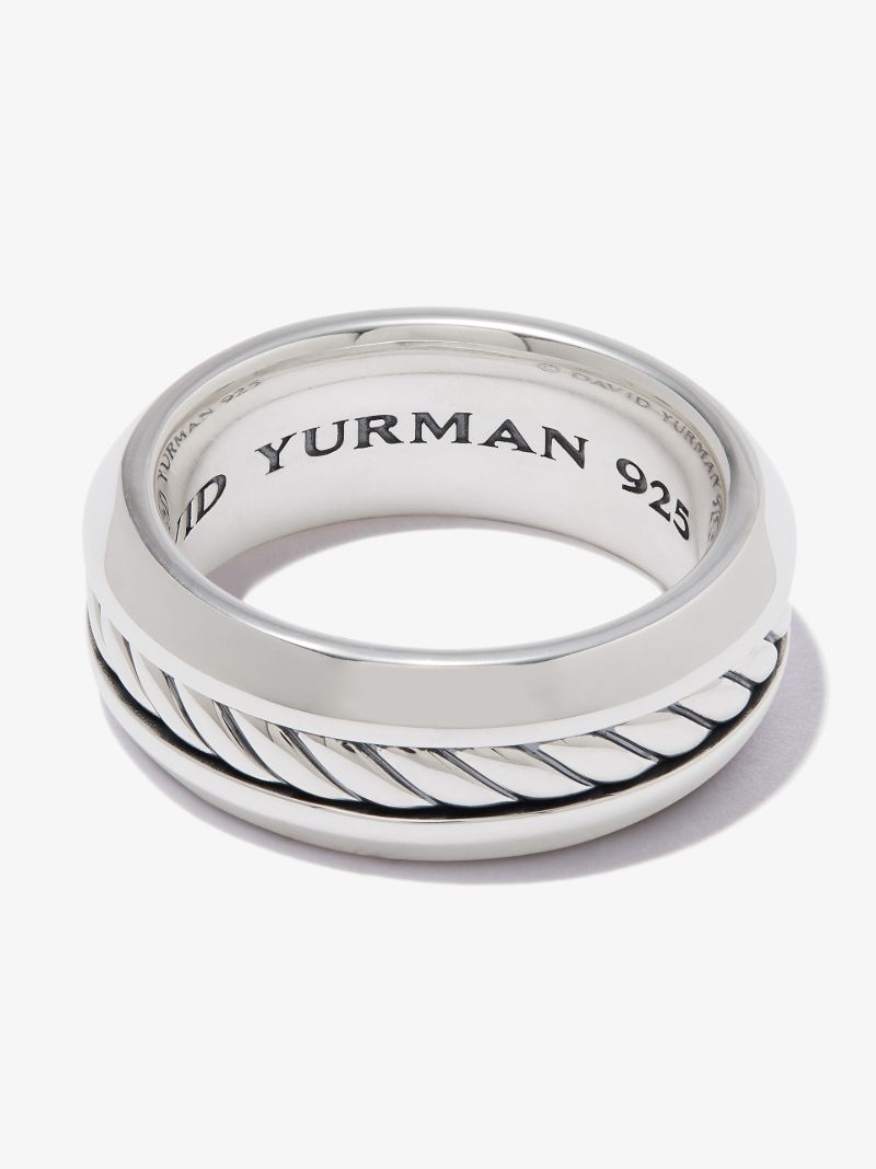 Sterling Silver Cable Band Ring