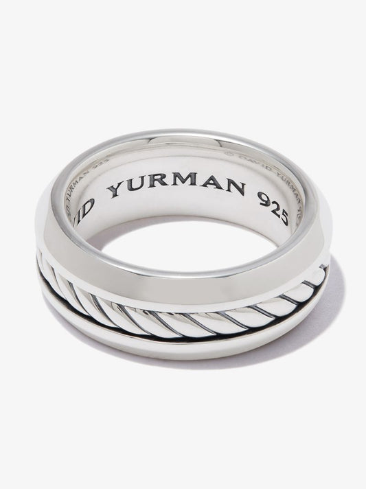 Sterling Silver Cable Band Ring
