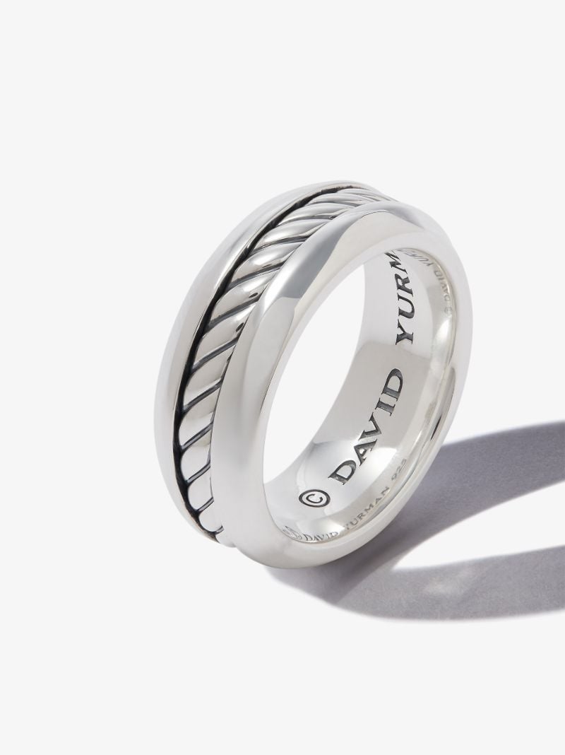 Sterling Silver Cable Band Ring