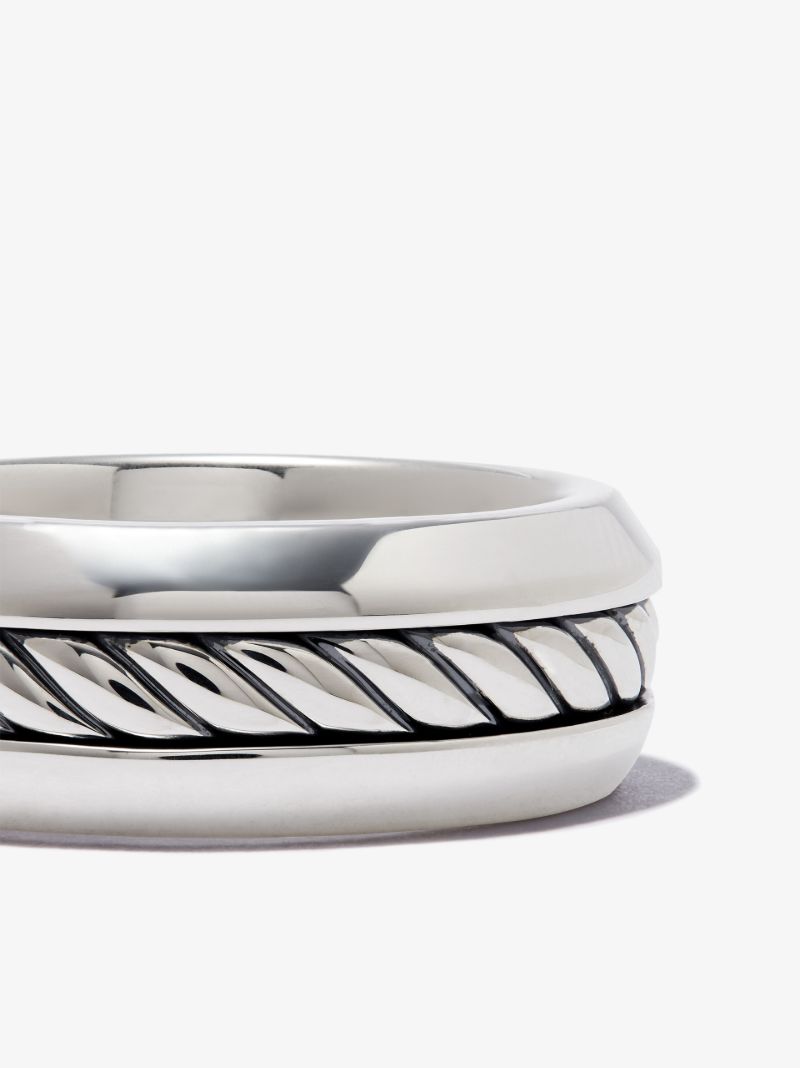 Sterling Silver Cable Band Ring