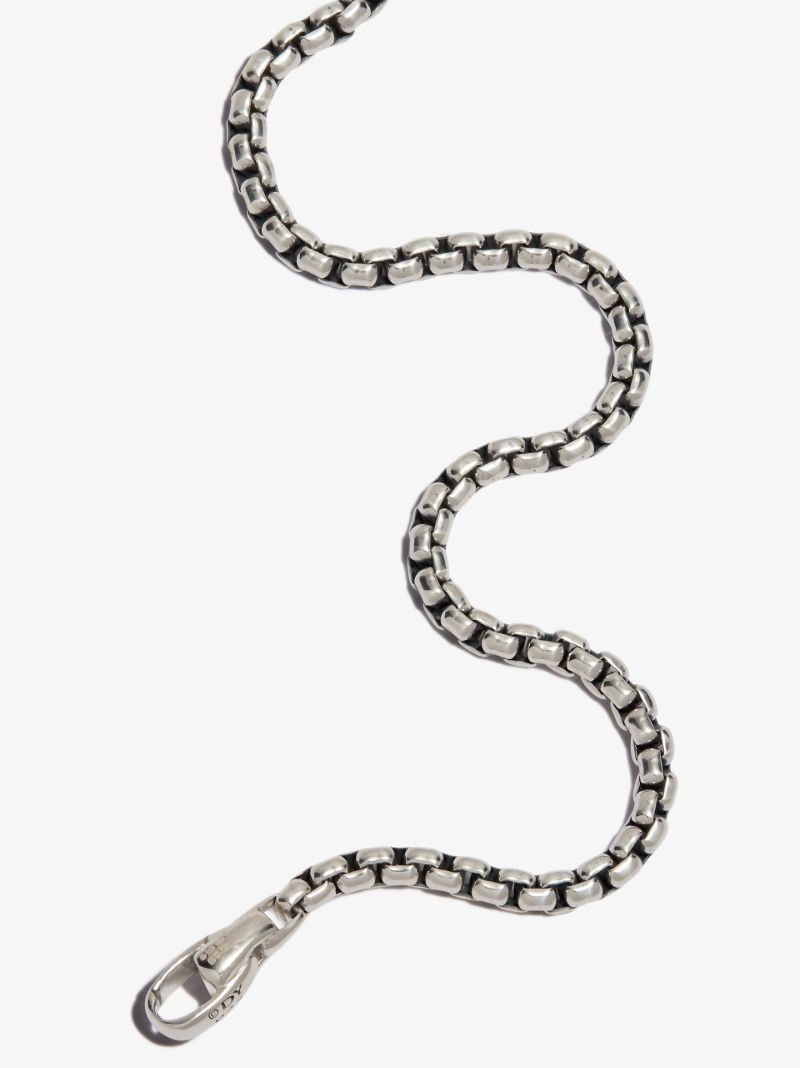 Sterling Silver Box Chain Bracelet