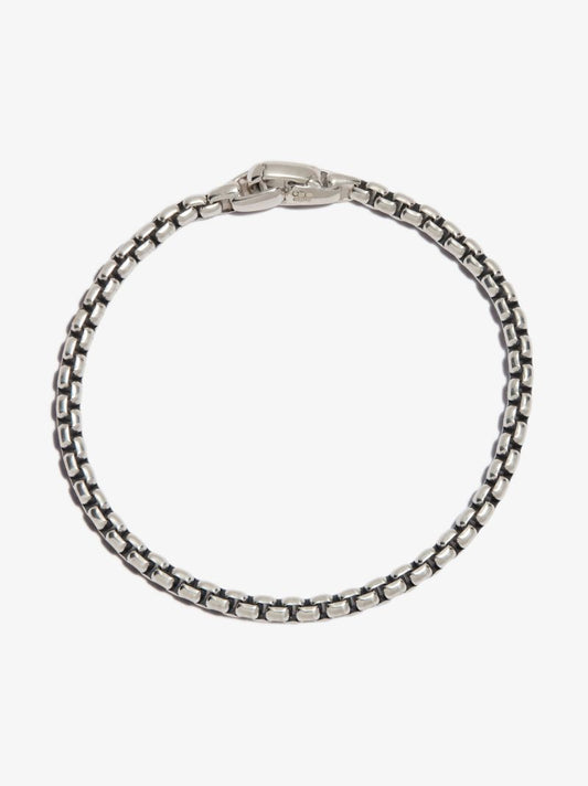 Sterling Silver Box Chain Bracelet