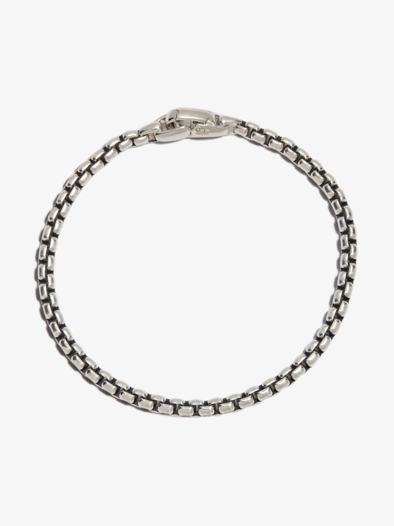 Sterling Silver Box Chain Bracelet
